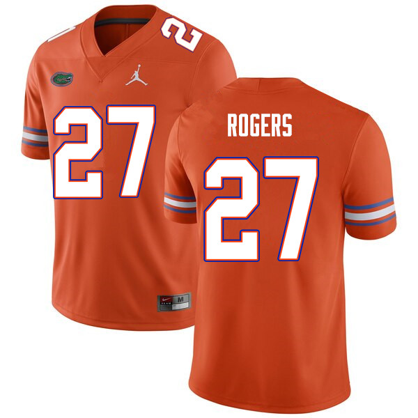 Men #27 Jahari Rogers Florida Gators College Football Jerseys Sale-Orange